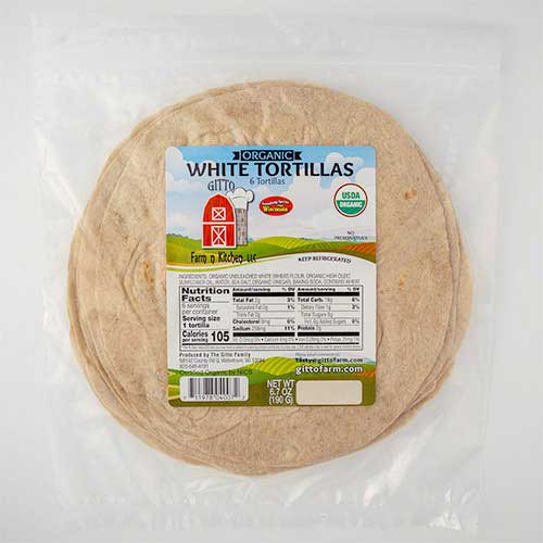 Pack tortillas white 105