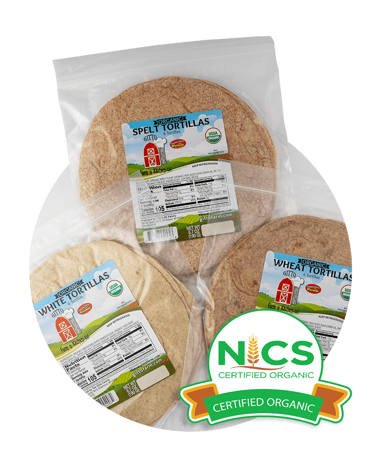 tastiest certified wheat spelt tortillas